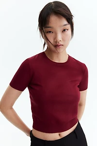Fine-Knit T-Shirt