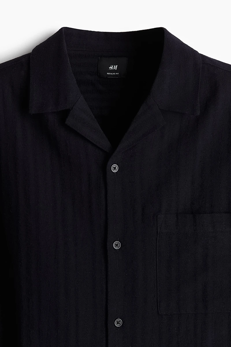 Regular-Fit Linen-Blend Resort Shirt