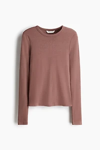 Long-sleeved Jersey Top