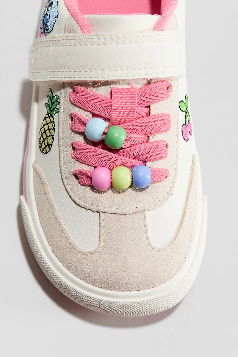 Appliquéd Barefoot Sneakers