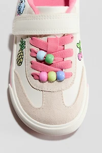 Appliquéd Barefoot Sneakers