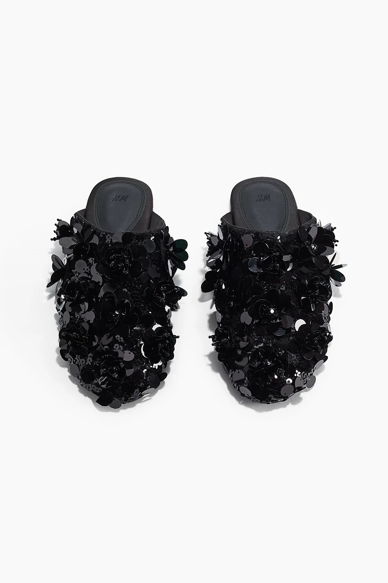 Sequined Slippers