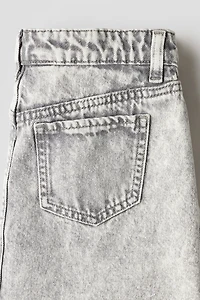 Denim Wrap Skirt