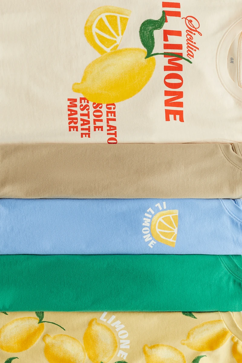 5-pack Jersey T-shirts