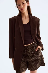 Cotton Shorts with Drawstring