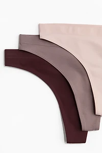 Lot de 5 culottes Tanga sans coutures