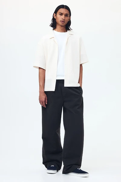 Loose-Fit Cotton Canvas Pants