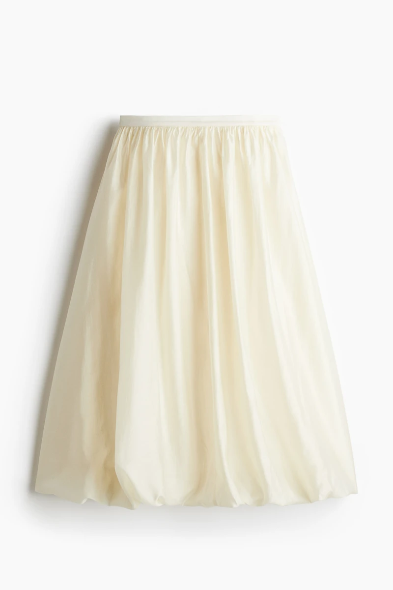 Bubble-Hem Skirt