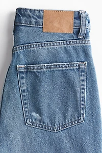 Straight High Waist Ankle Jeans