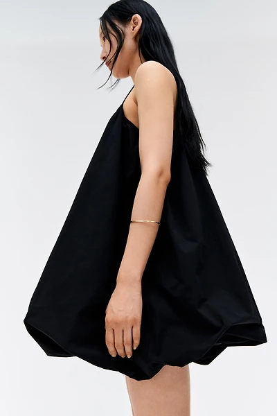 Bubble-Hem Strappy Dress