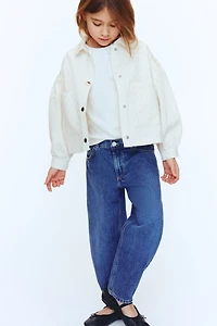 Loose-Fit Barrel Jeans