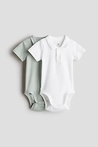 2-pack Pointelle Bodysuits