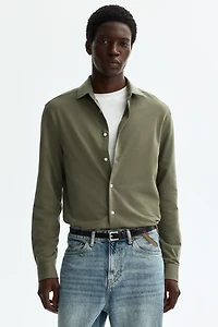 Four-Way Stretch Slim-Fit Shirt
