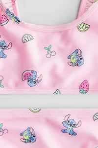 Flounced Printed Two-Piece Swimsuit