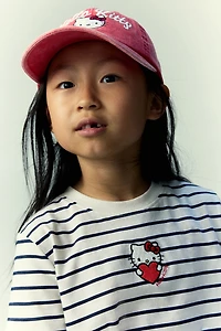 T-shirt en coton avec motif imprimé