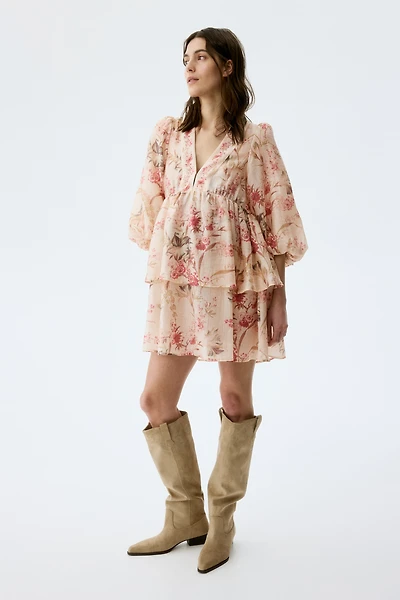 Robe MAMA en lin mélangé