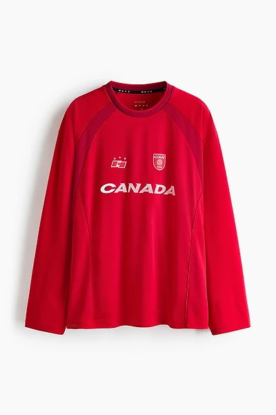 Oversized Printed Soccer Jersey with DryMove™