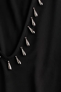 Maillot avec perles fantaisie