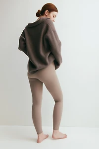 MAMA Seamless Ribbed Leggings