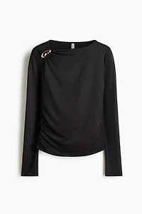 Asymmetric Jersey Top
