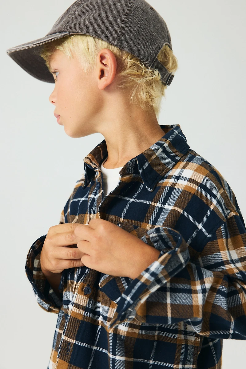 Chemise en flanelle de coton