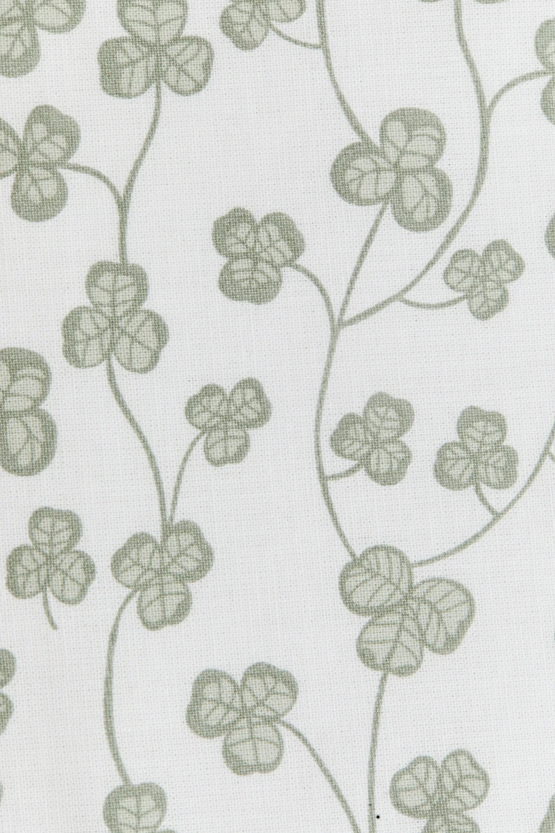 Patterned Cotton Fitted Sheet