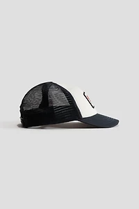 Motif-Detail Cotton Cap