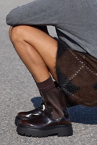 Bottines Chelsea à semelle épaisse