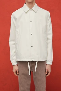 Regular Fit Canvas Coach Jacket