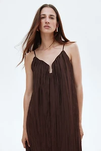 Crinkled Strappy Dress