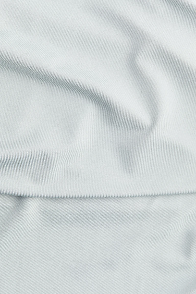 One-Shoulder Top with Foldover Edge