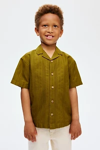 Textured Cotton Resort Shirt