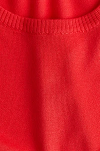 T-shirt en fin tricot