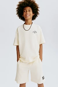 2-Piece Sweatshirt and Sweatshorts Set