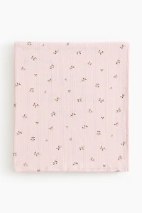 Pointelle-Knit Baby Blanket