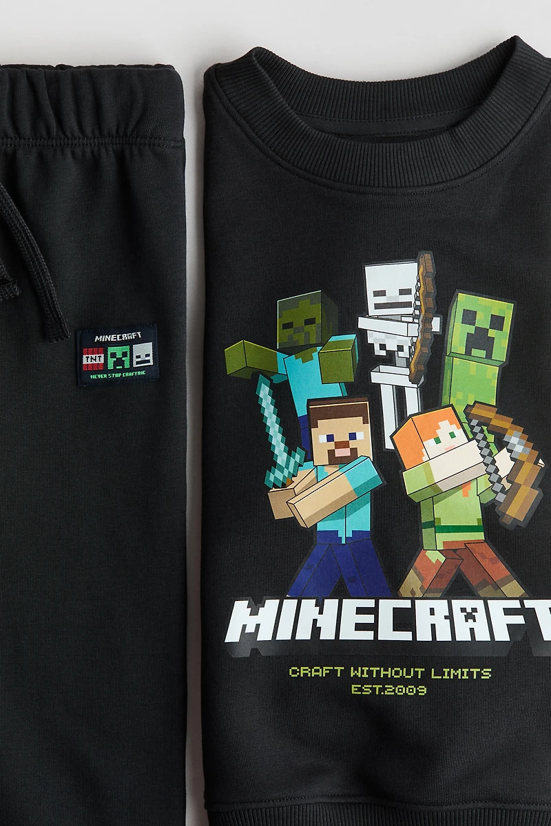 2-piece Printed Sweatsuit