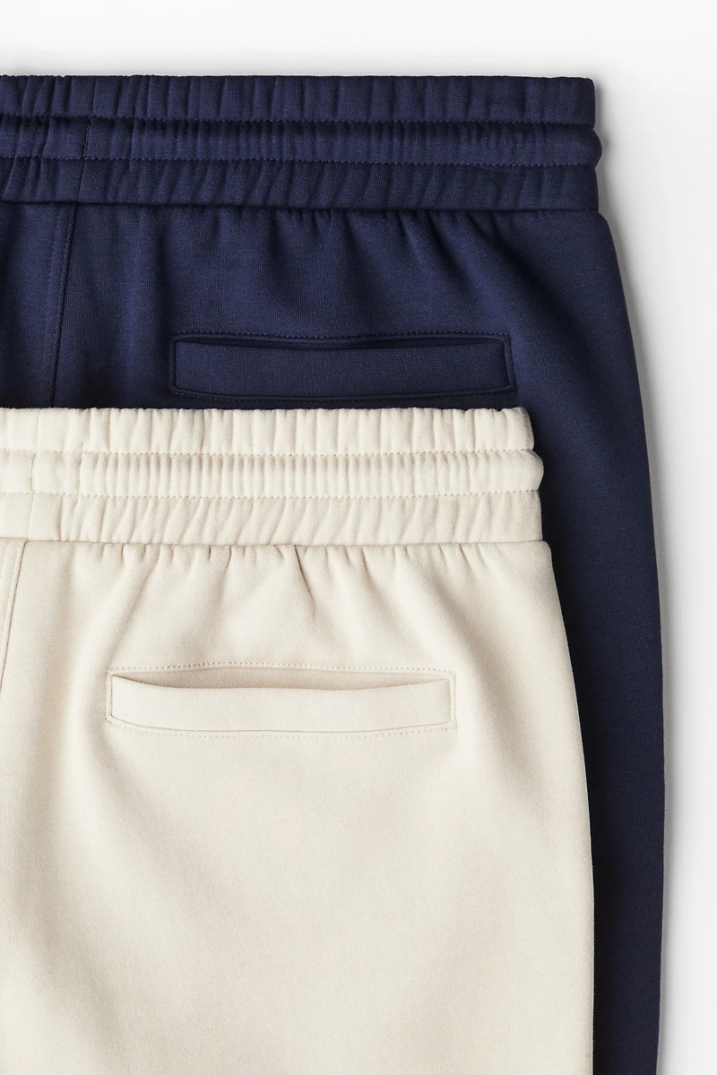 Lot de 2 shorts coupe classique en molleton