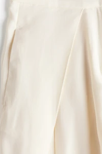 Wrap-Detail Balloon-Leg Pants