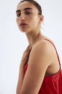 Crinkled Slip Dress