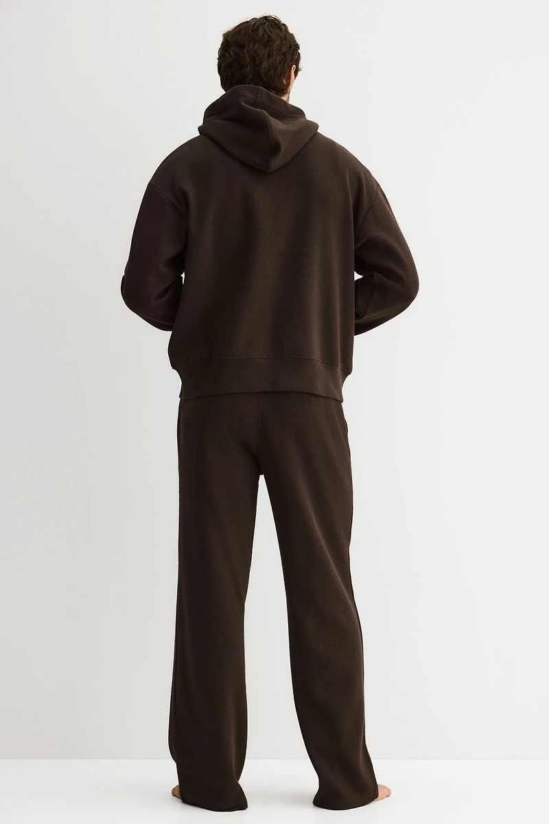 Loose-Fit Jersey Hooded Jacket