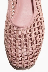 Ballerines en paille