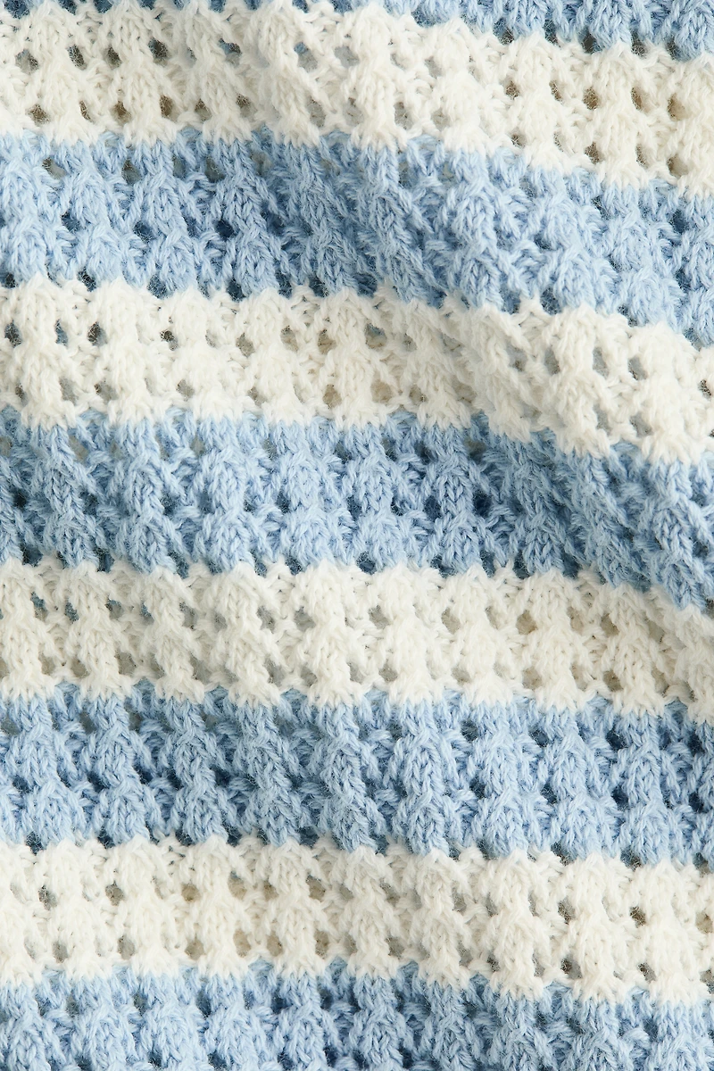 Pointelle-Knit Sweater