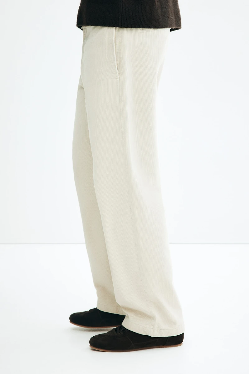 Relaxed-Fit Corduroy Pants