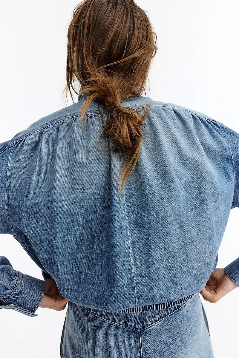 Veste ample en denim