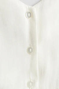 Robe en organza avec boucle