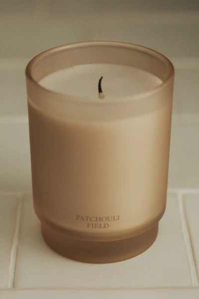 Frosted-Glass Scented Candle