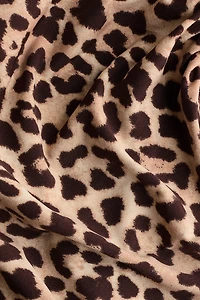 Cowl-Neck Jersey Dress