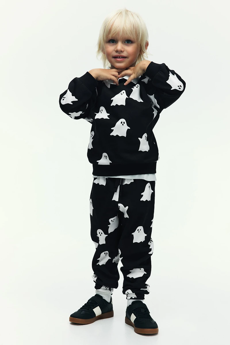 2-Piece Printed Sweatsuit