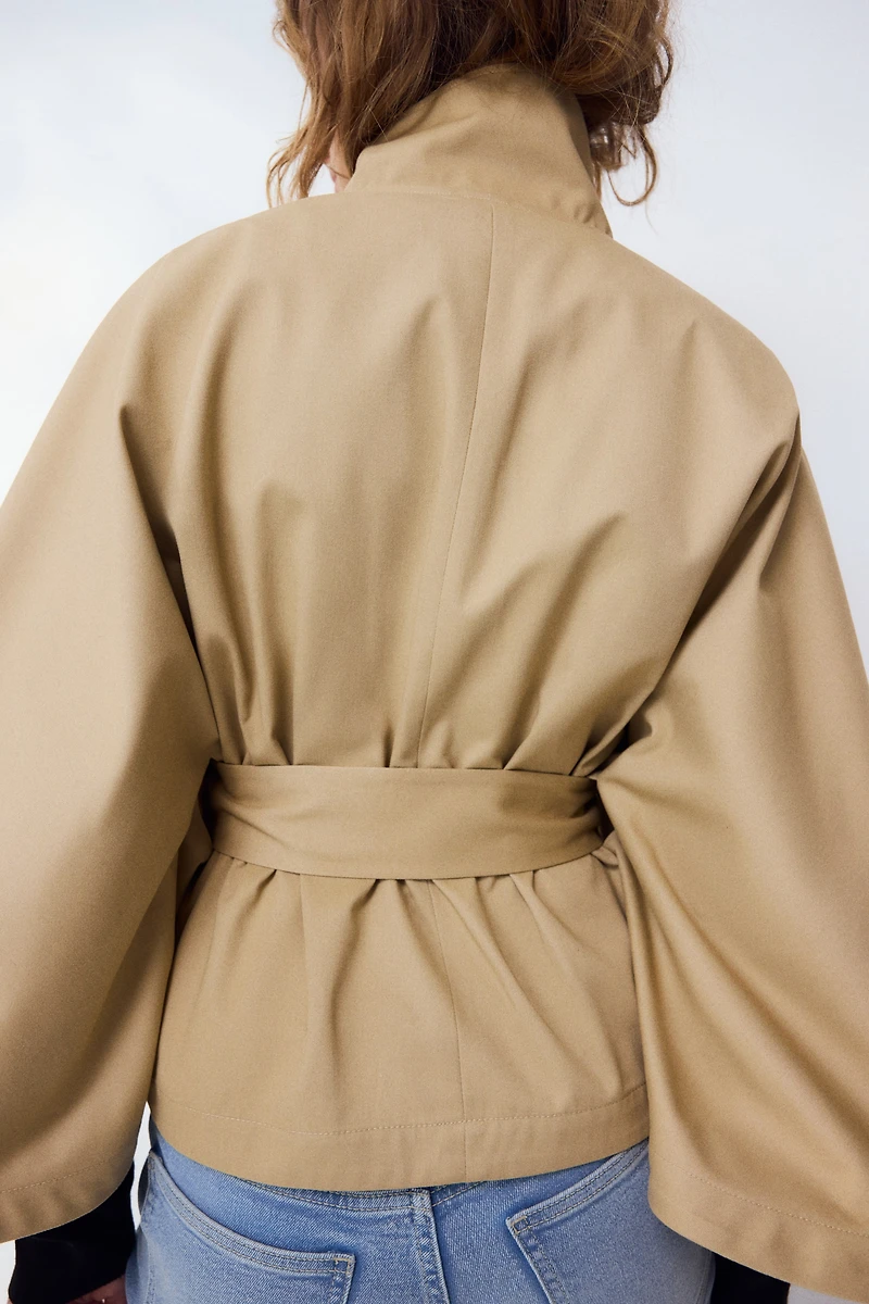 Twill Cape Jacket
