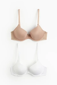 2-Pack Padded Underwire Bras